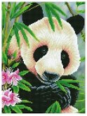 Diamond Dotz 2524485 - Diamond Painting Panda Prinz