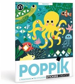 Cover POPPIK 1841021 - Sticker Panorama Poster Aquarium