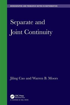 Separate and Joint Continuity - Cao, Jiling; Moors, Warren B