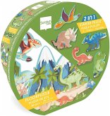SCRATCH 276181225 - 2in1 Bodenpuzzle Dino SCRATCH 276181225 - 2in1 Bodenpuzzle Dino