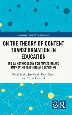 On the Theory of Content Transformation in Education - Slavik, Jan; Najvar, Petr; Ceskova, Tereza; Janik, Tomas