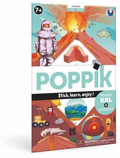 POPPIK 1841259 - Sticker Lernposter Vulkane POPPIK 1841259 - Sticker Lernposter Vulkane
