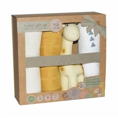 TIKIRI 8594112 - Geschenkset Giraffe mit Rassel Giraffe