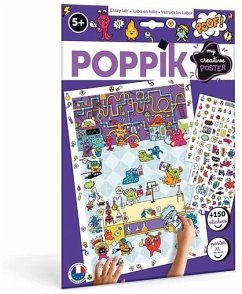Cover POPPIK 1841207 - Sticker Kreativ Poster Verrücktes Labor