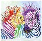 Diamond Dotz 2524474 - Diamond Painting Regenbogen Zebras Diamond Dotz 2524474 - Diamond Painting Regenbogen Zebras