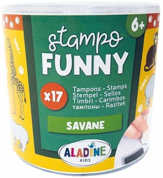 Aladine 3085175 - Kinder Stempel Funny Savanne Aladine 3085175 - Kinder Stempel Funny Savanne
