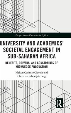 University and Academics' Societal Engagement in Sub-Saharan Africa - Schneijderberg, Christian; Casimiro Zavale, Nelson