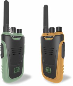 Kidywolf 418014 - Walkie-Talkies mit Taschenlampe grün/orange