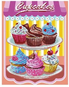 Cover Diamond Dotz 2524087 - Diamond Painting Cupcakes