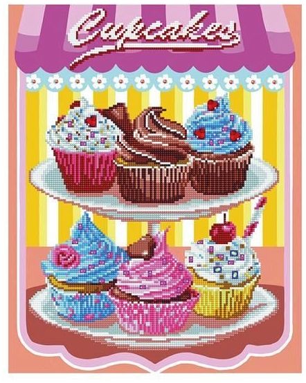 Diamond Dotz 2524087 - Diamond Painting Cupcakes Diamond Dotz 2524087 - Diamond Painting Cupcakes