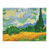 Diamond Dotz 2524425 - Diamond Painting Weizenfeld mit Zypressen (Van Gogh)