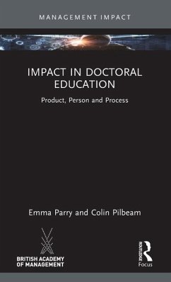 Impact in Doctoral Education - Parry, Emma; Pilbeam, Colin (Cranfield University, UK)