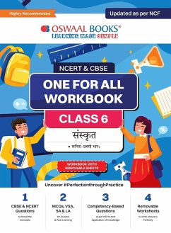Oswaal NCERT & CBSE One for all Workbook   Sanskrit   Class 6   Updated as per NCF   MCQ's   VSA   SA   LA   For Latest Exam - Oswaal Editorial Board