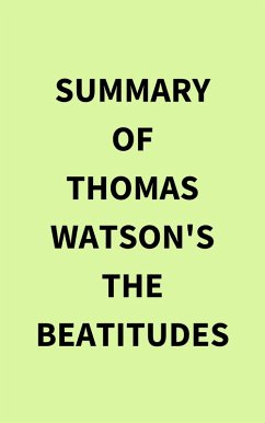 Cover Summary of Thomas Watson's The Beatitudes (eBook, ePUB)