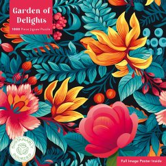 Adult Sustainable Jigsaw Puzzle Garden of Delights - Flame Tree Publishing