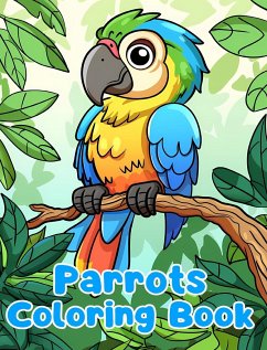 Parrots Coloring Book - Sauseda, Sancha