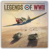 Legends of WWII Square Wall Calendar 2025