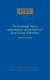 Language Theory, Epistemology, and Aesthetics of Jean Lerond d'Alembert