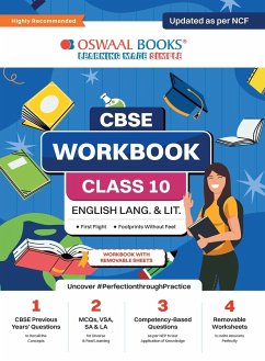 Oswaal CBSE Workbook   English Language and Literature   Class 10   Updated as per NCF   For better results   For 2024 Exam - Oswaal Editorial Board