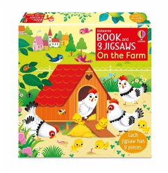 Usborne Book and 3 Jigsaws: On the Farm - Taplin, Sam