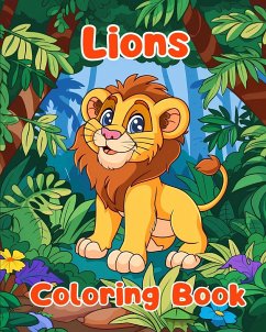 Lions Coloring Book - Sauseda, Sancha