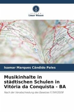 Musikinhalte in städtischen Schulen in Vitória da Conquista - BA - Marques Cândido Pales, Isamar