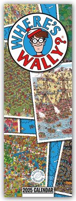 Where's Wally Slim Calendar 2025 - Carousel Calendar