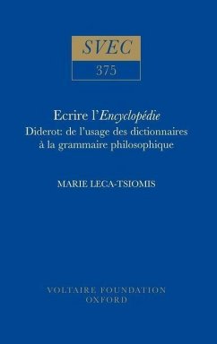 Ecrire l'Encyclopédie - Leca-Tsiomis, Marie