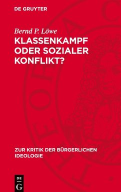 Cover Klassenkampf oder sozialer Konflikt?