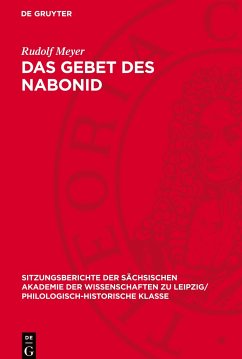 Das Gebet des Nabonid - Meyer, Rudolf