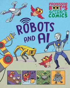 Professor Hoot's Science Comics: Robots and AI - Black, Minerva