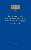 Notable Encyclopedias of the Late Eighteenth Century