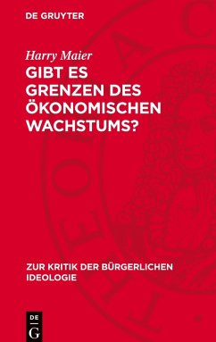 Cover Gibt es Grenzen des ökonomischen Wachstums?