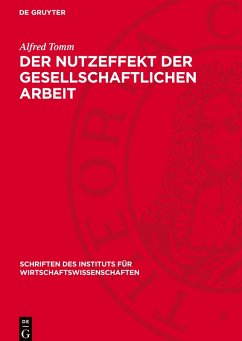 Cover Der Nutzeffekt der gesellschaftlichen Arbeit