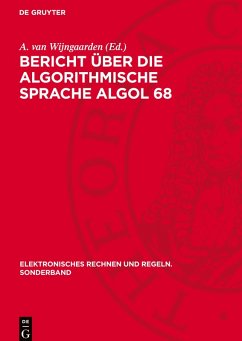 Cover Bericht über die Algorithmische Sprache Algol 68