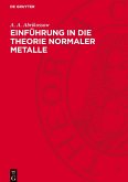 Einführung in die Theorie normaler Metalle