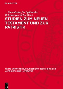 Cover Studien zum Neuen Testament und zur Patristik