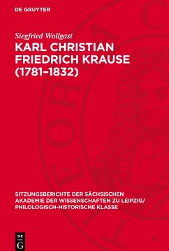 Karl Christian Friedrich Krause (1781¿1832) - Wollgast, Siegfried