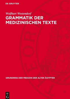 Cover Grammatik der medizinischen Texte