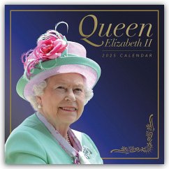 Queen Elizabeth II Square Wall Calendar 2025 - Carousel Calendar