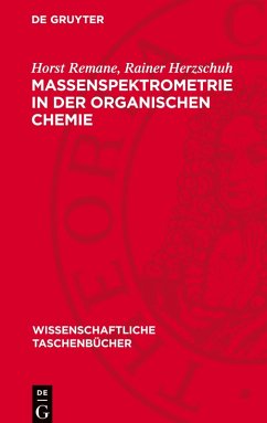 Cover Massenspektrometrie in der organischen Chemie