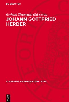 Cover Johann Gottfried Herder
