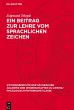 Ein Beitrag zur Lehre vom sprachlichen... - Bild 1