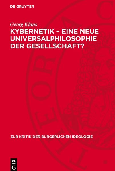 Kybernetik - eine neue Universalphilosophie der Gesellschaft?