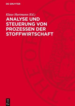 Cover Analyse und Steuerung von Prozessen der Stoffwirtschaft