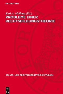 Cover Probleme einer Rechtsbildungstheorie