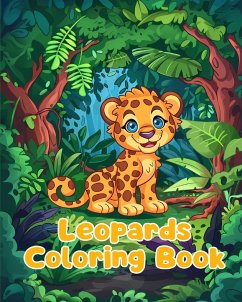 Leopards Coloring Book - Sauseda, Sancha