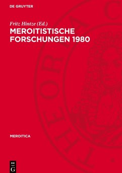 Cover Meroitistische Forschungen 1980