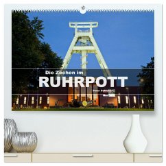 Die Zechen im Ruhrpott (hochwertiger Premium Wandkalender 2025 DIN A2 quer), Kunstdruck in Hochglanz