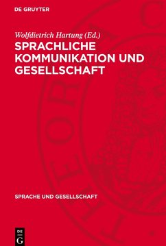 Cover Sprachliche Kommunikation und Gesellschaft